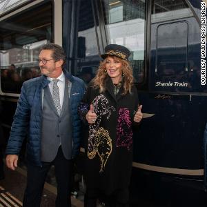 High-tech Swiss train named as tribute to country star Shania Twain