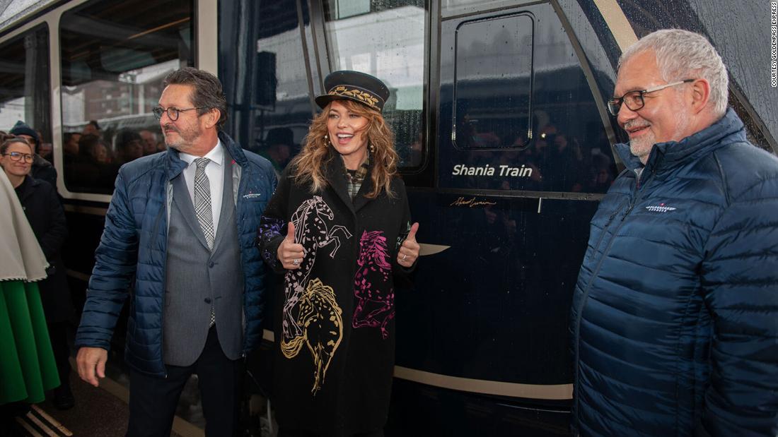 New high-tech train honors Canadian superstar