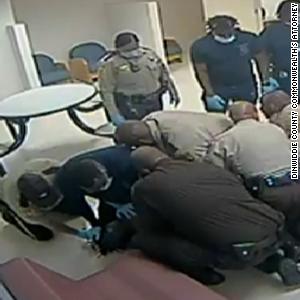 Video shows man's final moment before his death at a mental health facility