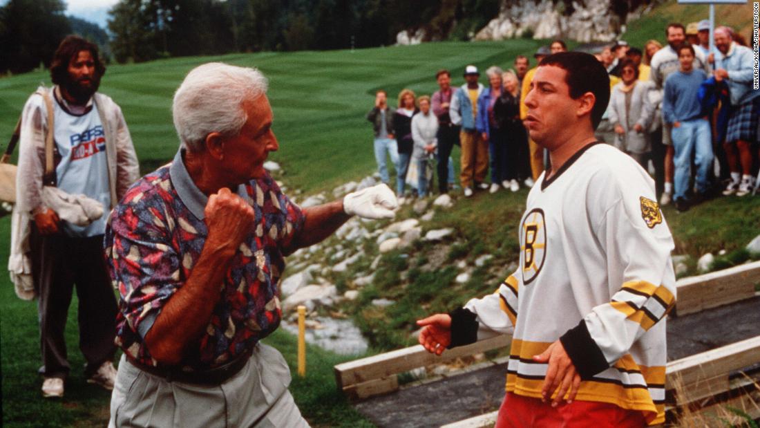 Sandler famously sparred with game-show host Bob Barker in his 1996 film &quot;Happy Gilmore.&quot;