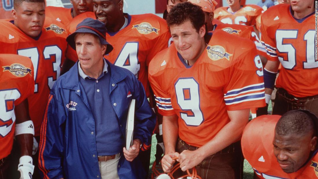 Sandler stars with Henry Winkler in 1998&#39;s &quot;The Waterboy.&quot;