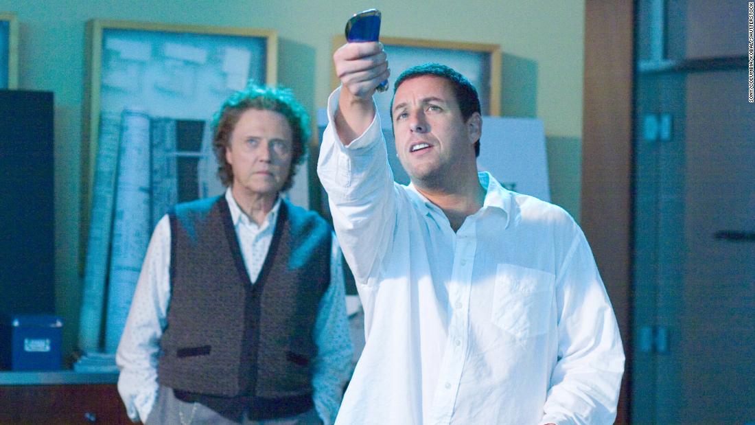 Sandler stars with Christopher Walken in the 2006 comedy &quot;Click.&quot;