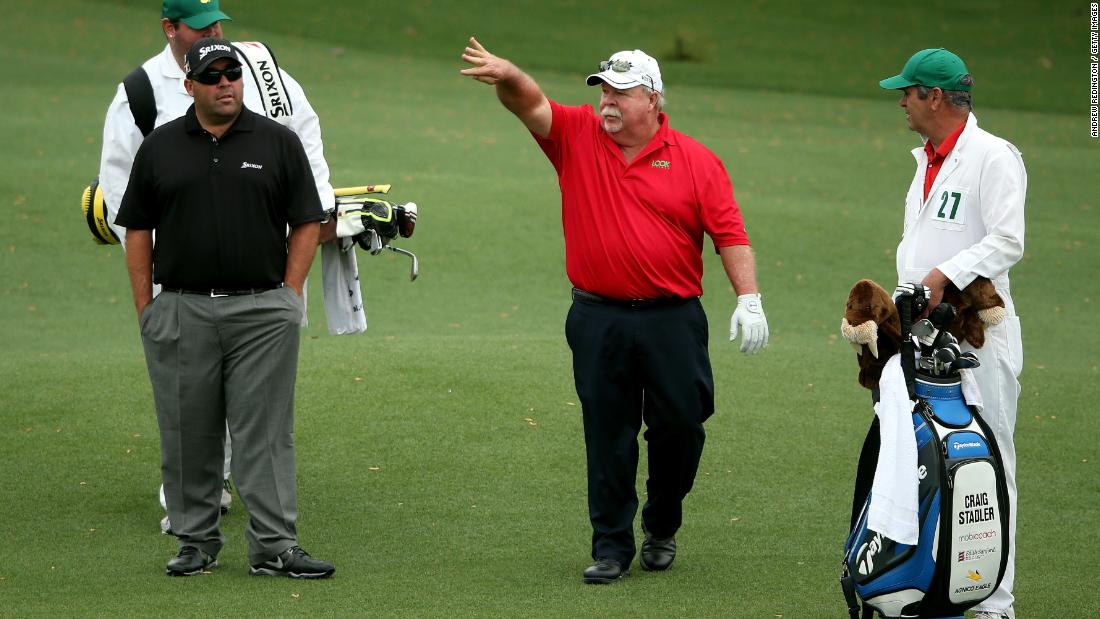 &lt;strong&gt;The Walrus, Craig Stadler:&lt;/strong&gt; There are four walruses in this photo -- two on the fairway and two in the bag. A much-loved presence on the fairways, Craig Stadler (center) earned his affectionate nickname through his burly build and plump mustache. When the 1982 Masters champion&#39;s son, Kevin (left), followed in his father&#39;s footsteps by going pro, &quot;The Smallrus&quot; title was ready and waiting. In 2014, they became the first ever father-son duo to compete together at The Masters.