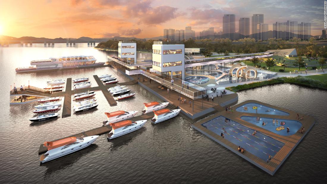 South Korean capital announces plans for 'floating' swimming pool and art pier