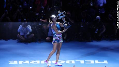 Sabalenka won the Australian Open in January.