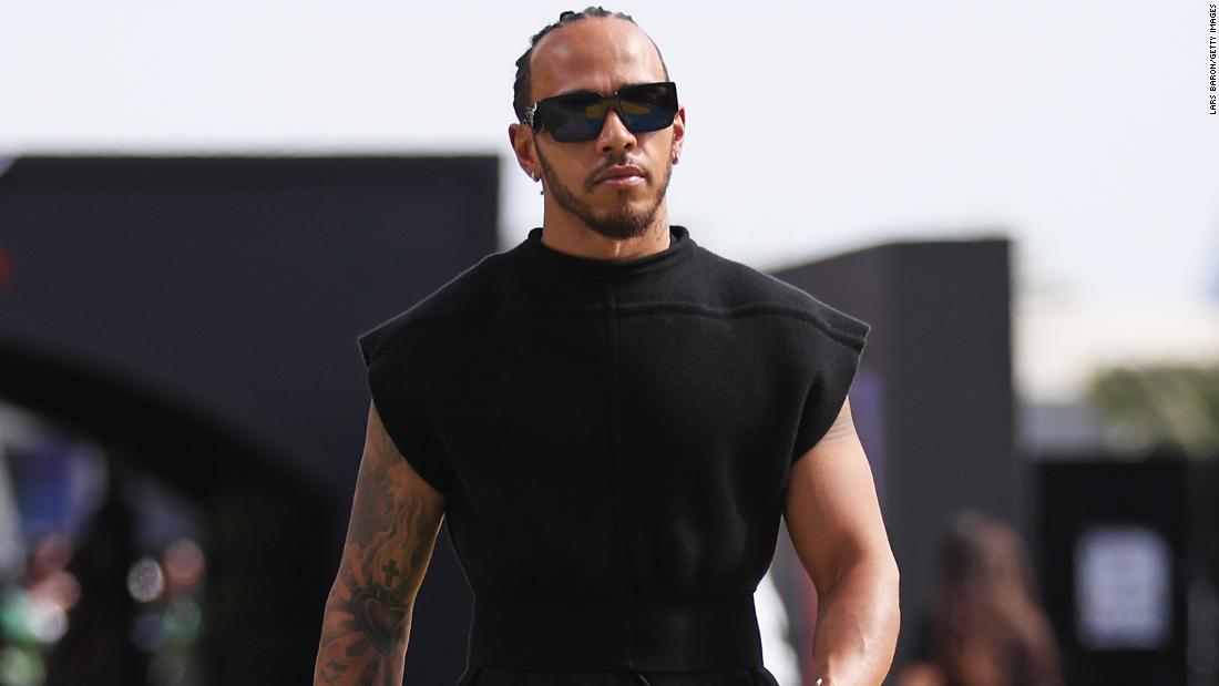Look of the Week: Lewis Hamilton’s high fashion joyride