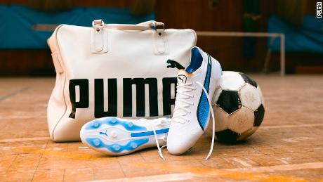 Sports company Puma says it&#39;s developed a superior synthetic product to k-leather for use in its KING football boots.
