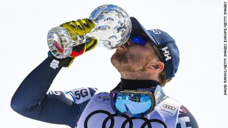 Norway&#39;s skiing star Kilde celebrates another downhill crown