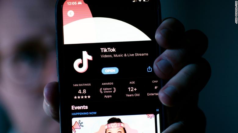 A photo of the TikTok app in Apple's app store.