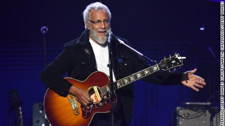 LONDON, ENGLAND - MARCH 03: Yusuf/Cat Stevens performs on stage during Music For The Marsden 2020 at The O2 Arena on March 03, 2020 in London, England. (Photo by Gareth Cattermole/Gareth Cattermole/Getty Images)