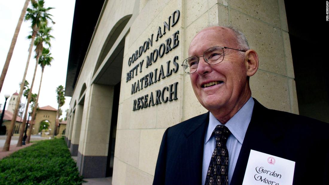 Intel co-founder &lt;a href=&quot;https://www.cnn.com/2023/03/24/tech/gordon-moore-obituary/index.html&quot; target=&quot;_blank&quot;&gt;Gordon Moore&lt;/a&gt;, a pioneer in the semiconductor industry whose &quot;Moore&#39;s Law&quot; predicted a steady rise in computing power for decades, died March 24 at the age of 94, the company announced.