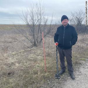 Clearing land mines by hand, farmers in Ukraine risk their lives for planting season