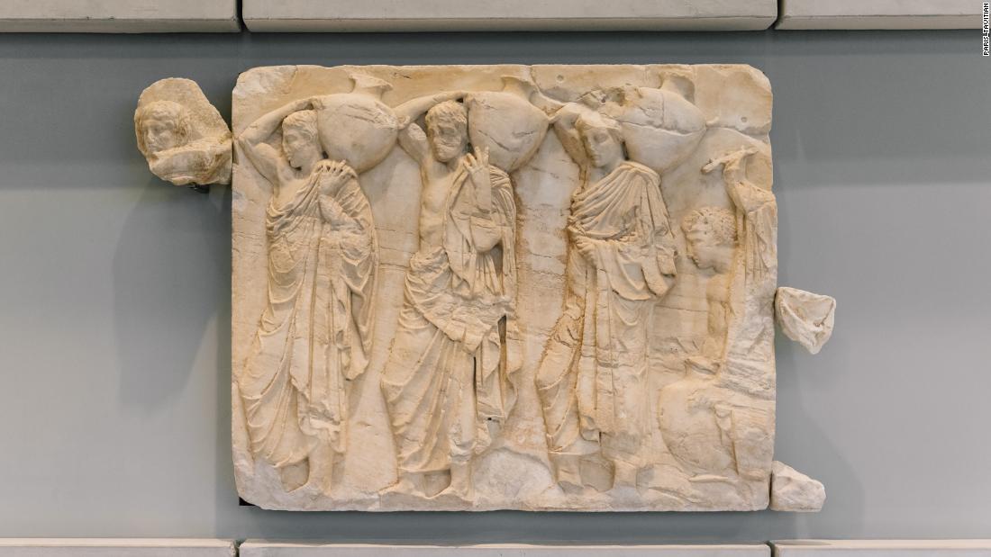 Parthenon fragments returned by the Vatican go on display in Greece