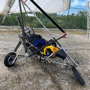 Cuban migrants fly into Florida airport on motorized hang glider