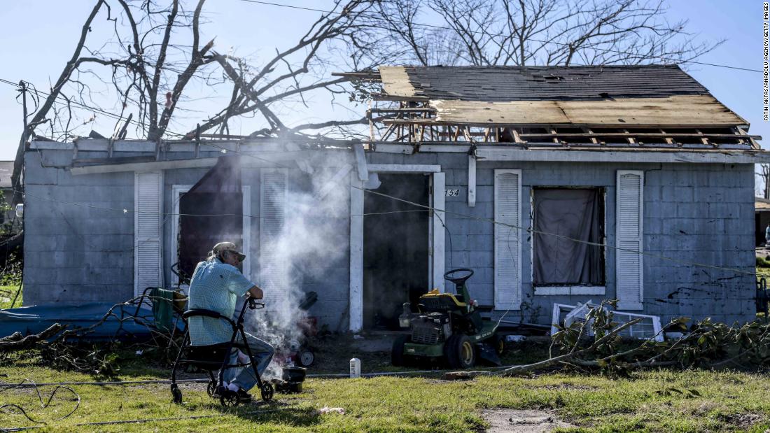 Mississippi faces aftermath from deadly EF-4 tornado as more than 20 million in the South are under severe storm threats Sunday