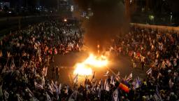 Foto: Bantahan meletus di Israel berhubung reformasi kehakiman