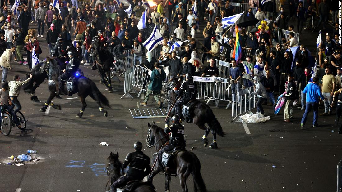 Mass protests erupt in Israel after Netanyahu fires minister who opposed judicial overhaul