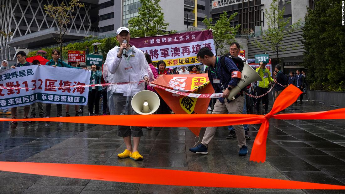 First protest in years shows Hong Kong change