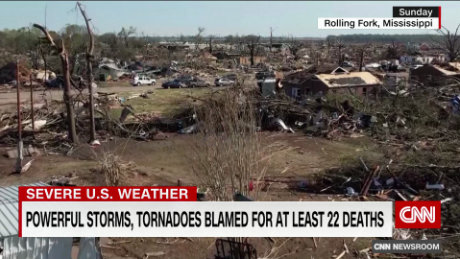 American Red Cross providing aid in tornado-raved Mississippi