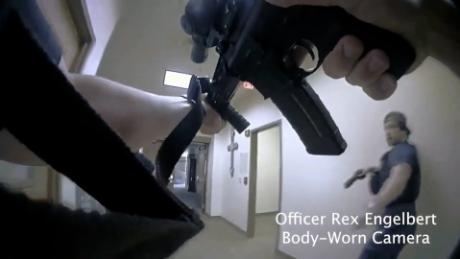Police release bodycam from officers responding to school shooting