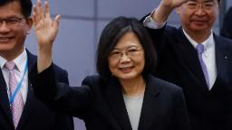 Presiden Taiwan Tsai Ing-wen berangkat ke New York untuk memulai perjalanan ke Amerika Tengah