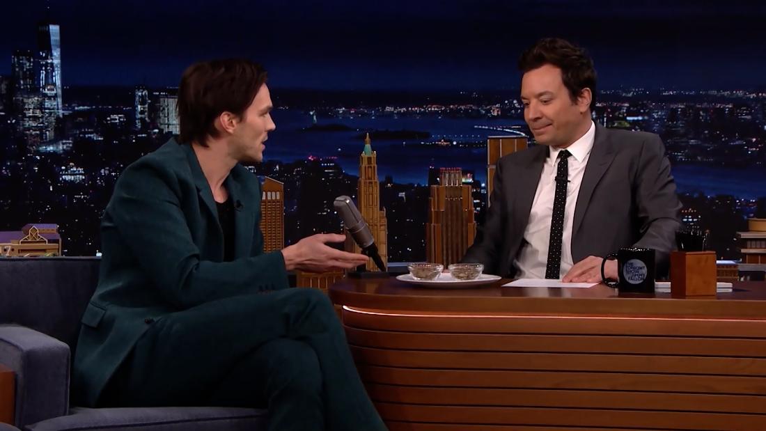 Actor brings special treat for Fallon to taste on 'Tonight Show'