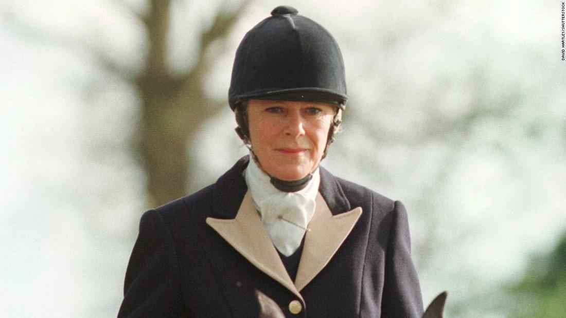 Camilla rides a horse in 1997. She developed a passion for horses after being raised in the English countryside.