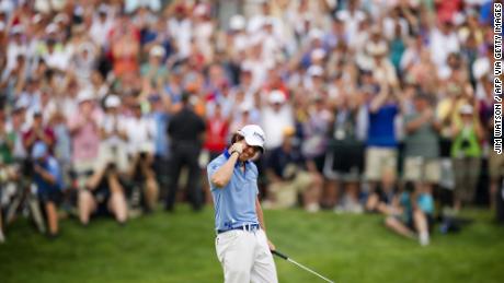 McIlroy celebrated a historic triumph at the US Open just two months after his Masters nightmare.