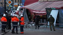 Video menunjukkan detik letupan maut di kafe di Rusia