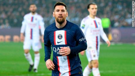 Messi has struggled to make an impact at PSG and is reportedly set to leave in the summer.