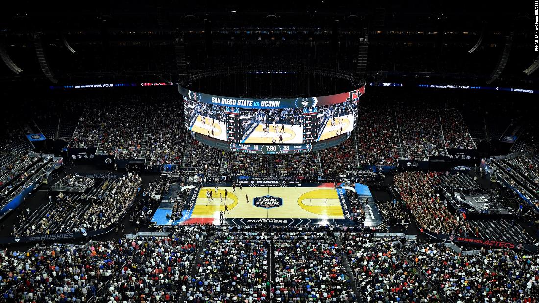 NRG Stadium, the site of this year&#39;s Final Four, is also the home of the NFL&#39;s Houston Texans.