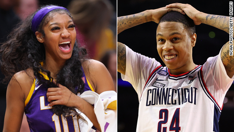 &#39;The cookout gone be lit&#39;: UConn&#39;s Jordan Hawkins looks forward to national championship celebrations with cousin and LSU star Angel Reese