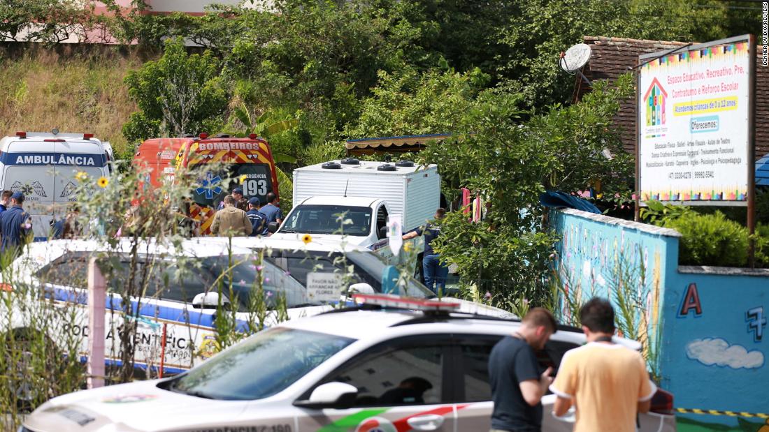 Four children killed in ax attack at day care center in southern Brazil