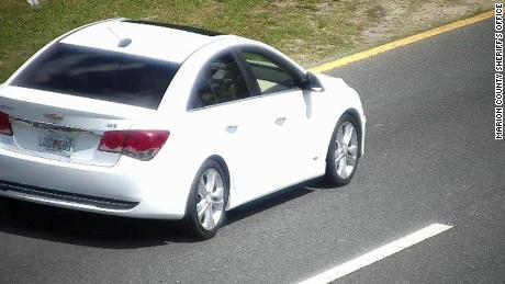 The Marion County Sheriff&#39;s Office released an image of a 2015 Chevy Cruze belonging to one of the victims, 16-year-old Layla Silvernail. 