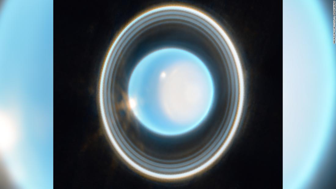 O telescópio Webb tira uma foto impressionante do planeta Urano