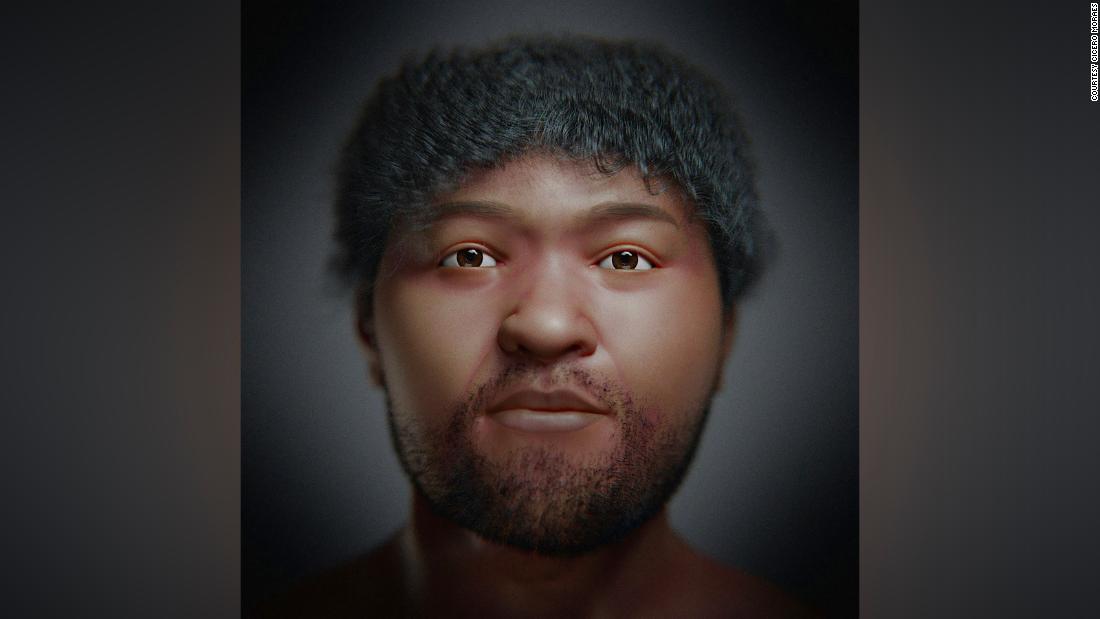 Experts reveal digital image of what an Egyptian man looked like almost 35,000 years ago