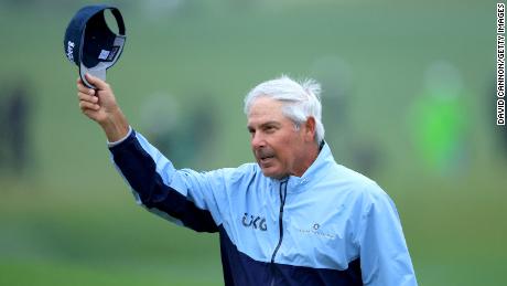 Fred Couples made history by making the cut.