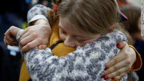 &#39;I cried when I saw my mom&#39;: Ukrainian children on return to Kyiv after time in Russian hands