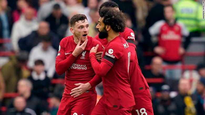 Andy Robertson was left furious after an incident involving the assistant referee on Sunday. 