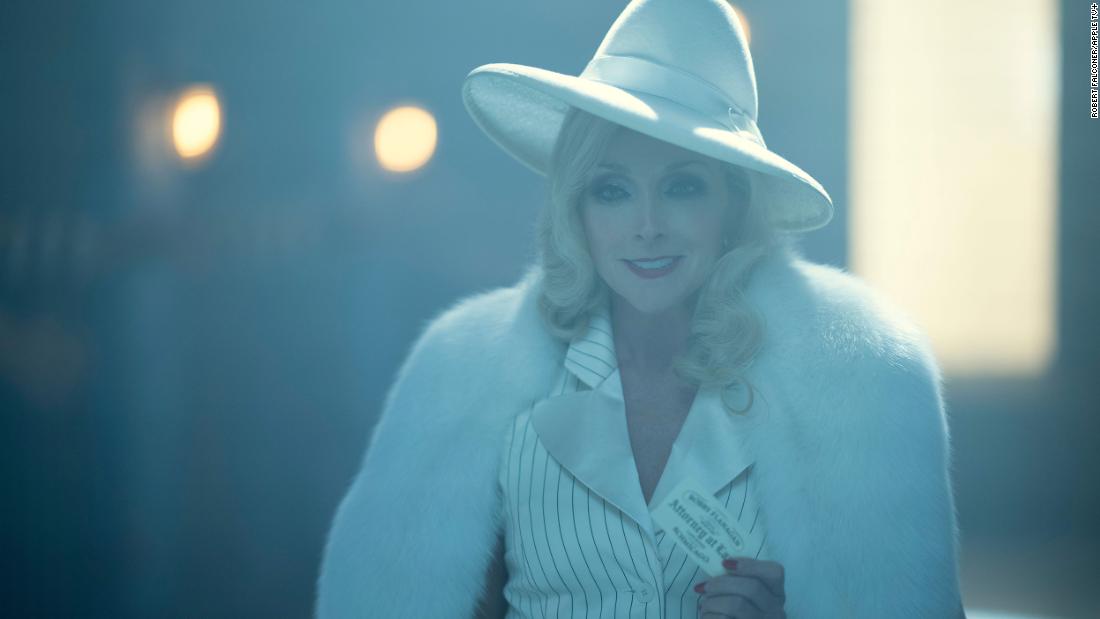 NextImg:Jane Krakowski tackles the flying trapeze in 'Schmigadoon!'