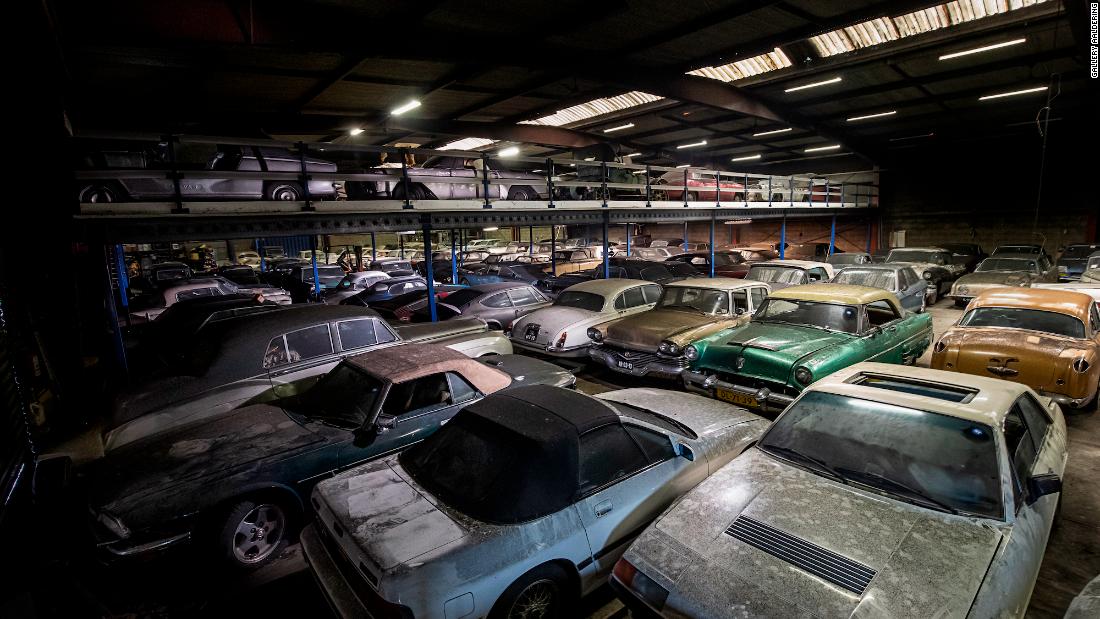 Rare classic cars up for auction after huge 230-vehicle find