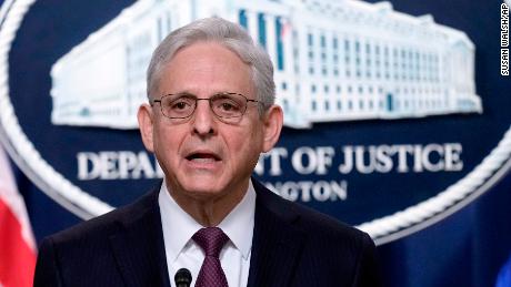 Attorney General Merrick Garland speaks during a news conference at the Justice Department in Washington, Friday, April 14, 2023, on significant international drug trafficking enforcement action. (AP Photo/Susan Walsh)