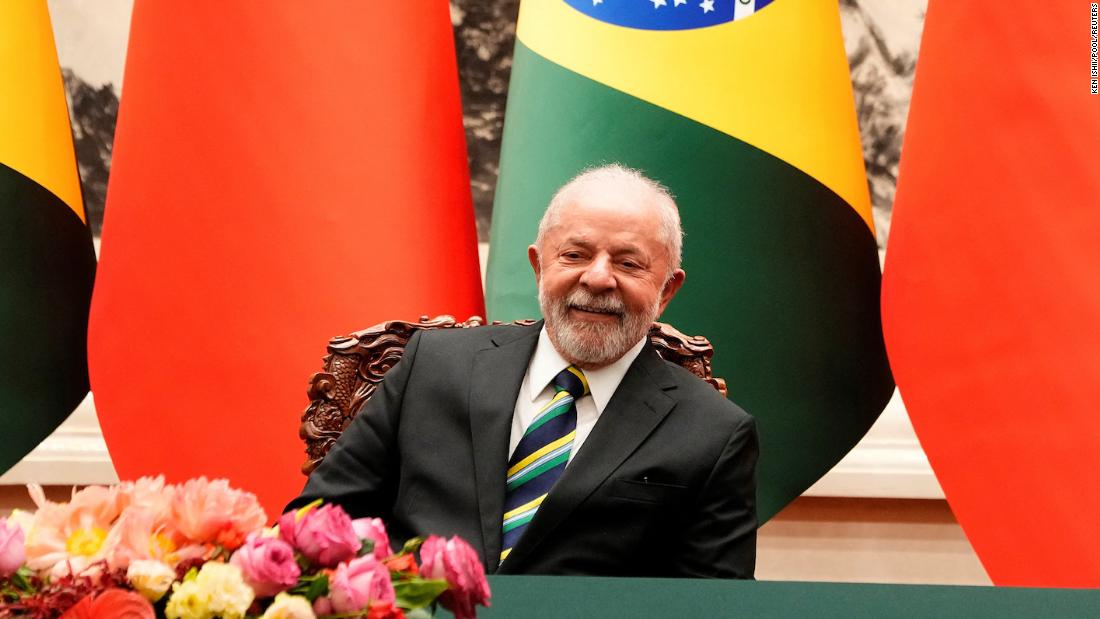 Brazilian President Luiz Inacio Lula da Silva said the United States should stop “encouraging” the war in Ukraine