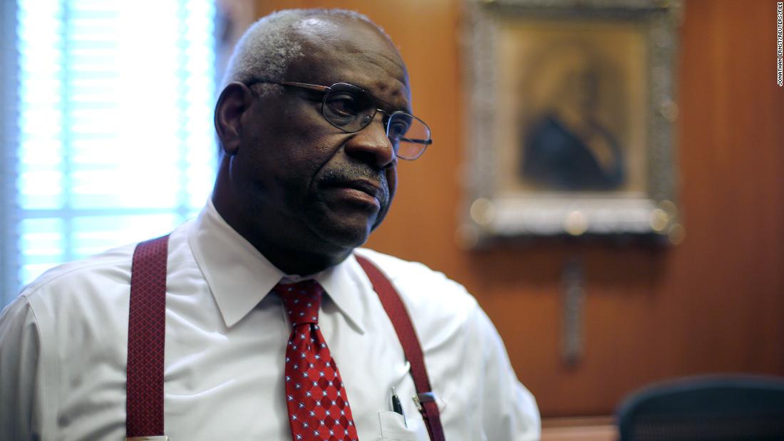 NextImg:Democrats bash Justice Clarence Thomas but their plan to investigate ethics allegations is unclear