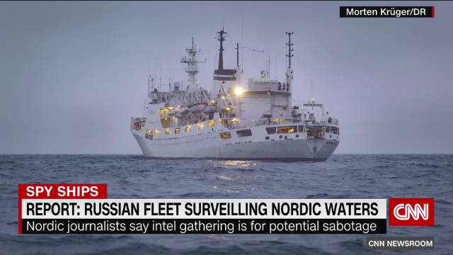 Gemist: Report: Russian ships spying on Nordic countries for 10 years