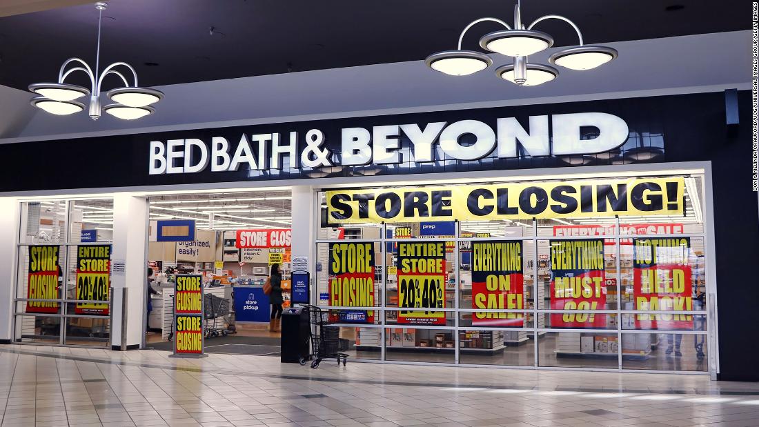 Bed Path & Beyond files for bankruptcy