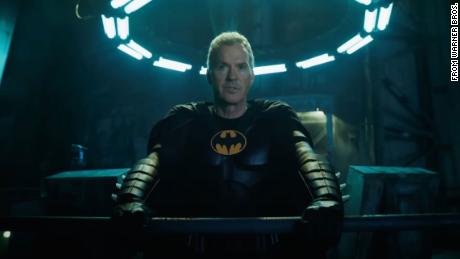 Michael Keaton as Batman, again, in June&#39;s &quot;The Flash.&quot;