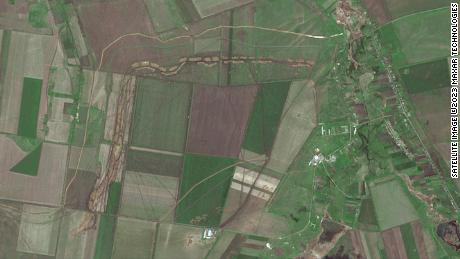 An aerial view of Russia&#39;s defense -- Ukraine will need to quickly overcome them if their offensive is to succeed.