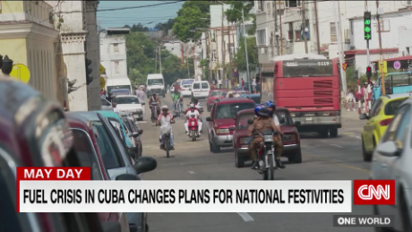 Fuel crisis in Cuba changes plans for national May Day festivities