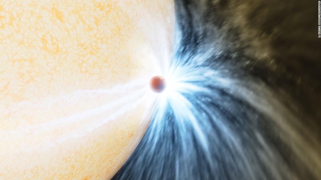 Para astronom mengamati sebuah bintang yang menelan sebuah planet untuk pertama kalinya
